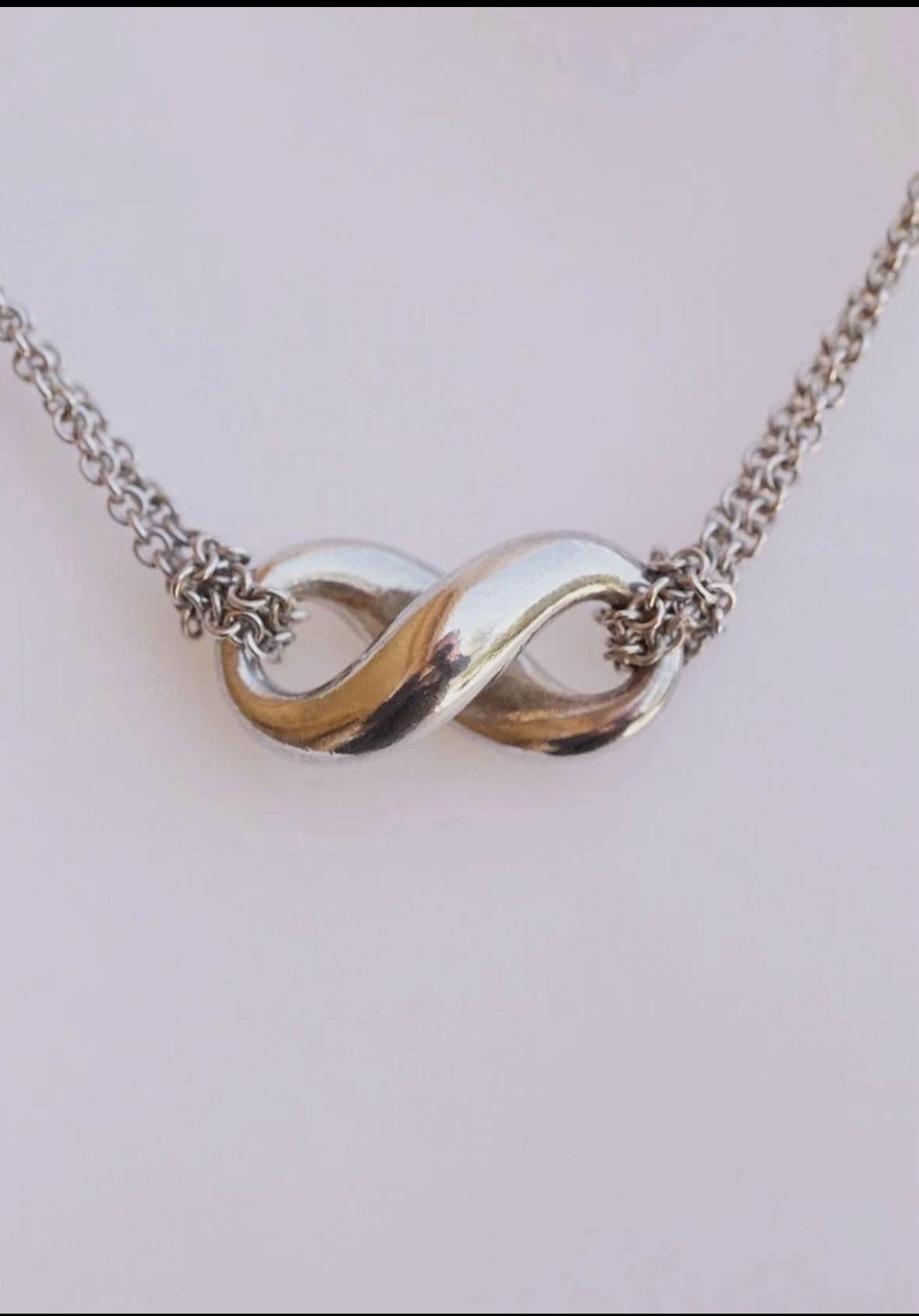Tiffany & Co. Double-Chain Infinity Necklace – Sterling Silver