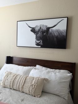 Cow canvas wall decor