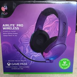 PDP airlite pro wireless head set purple Fade brand new in box 