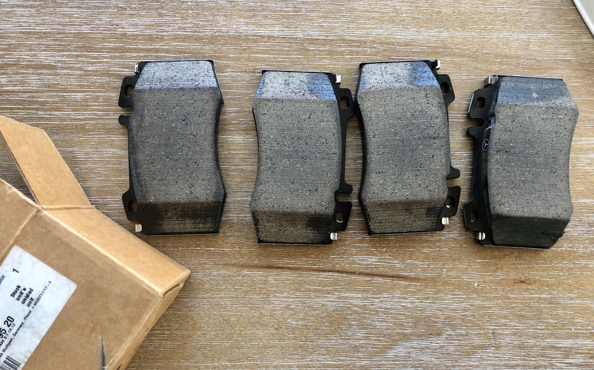 Authentic Mercedes Brake Pads (4)