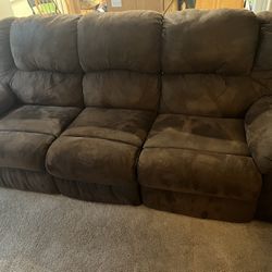 Brown Recliner Couch