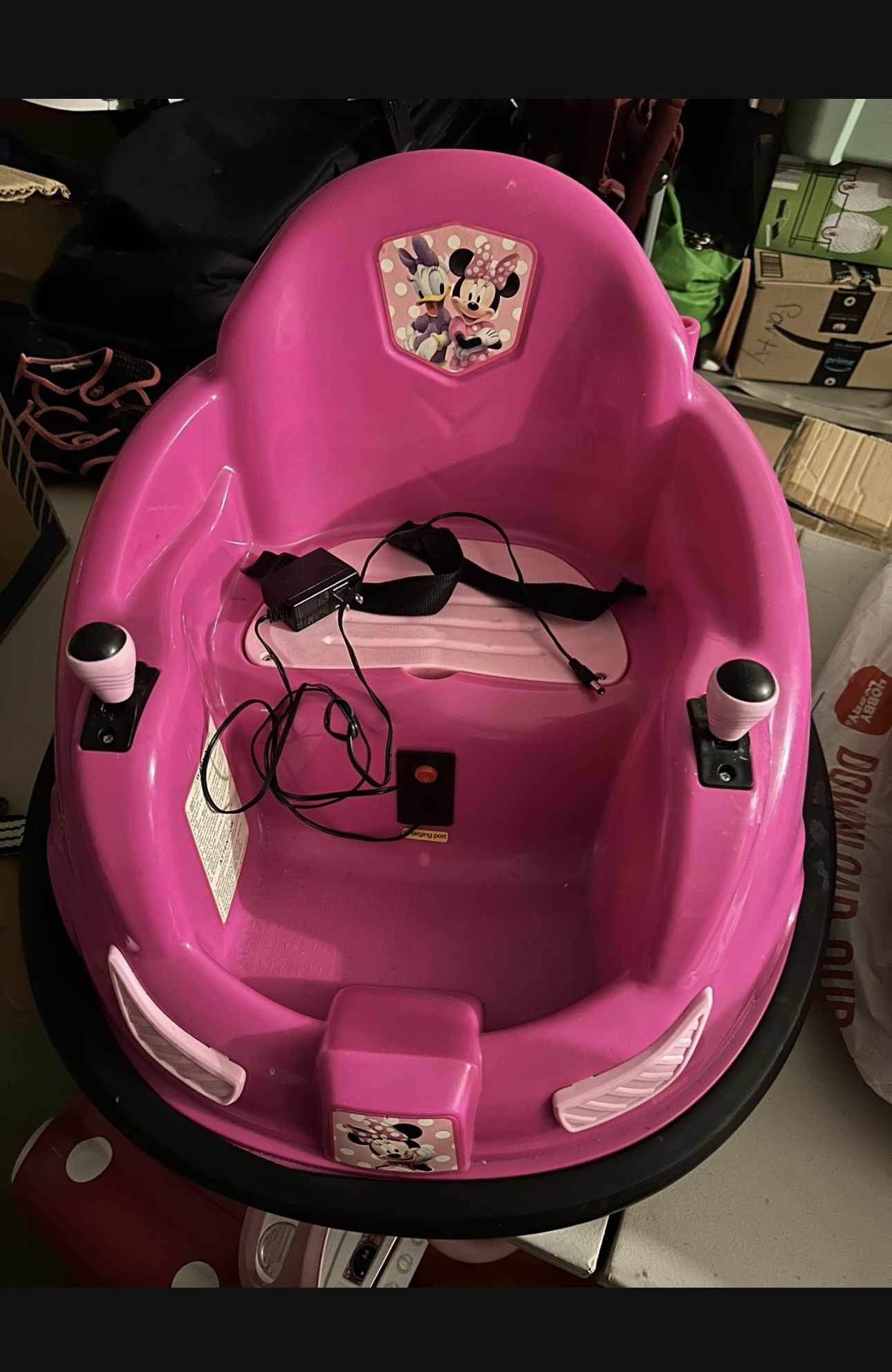 MINNIE MOUSE BUMPER CARR!