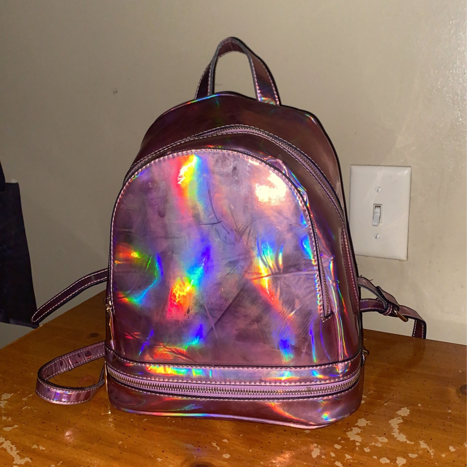 Pink Backpack Purse And Matching Wallet 💖