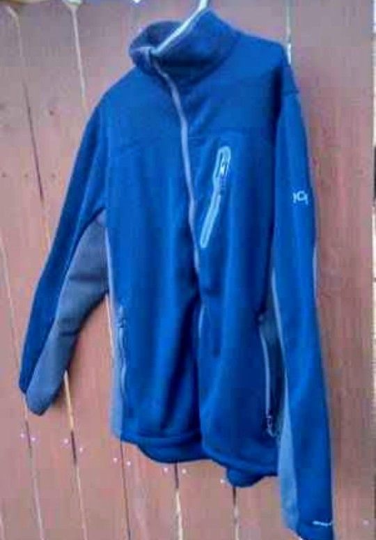 Columbia Men's Jacket - Size Large, Blue, 100% Polyester, Very Good Condition, Sell