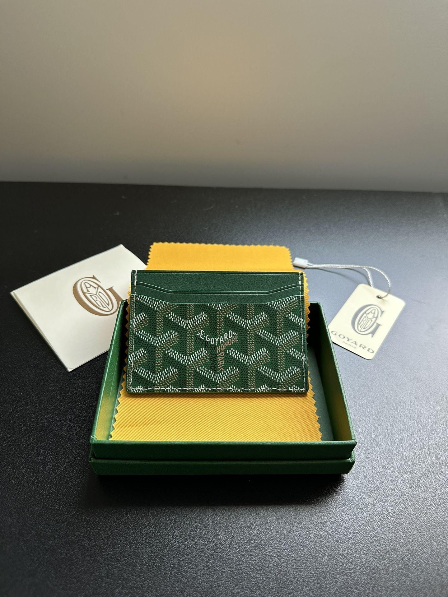 Goyard Card Holder Authentic Receipt Included
