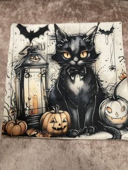 Cat   18 X 18  Pillow Cover 