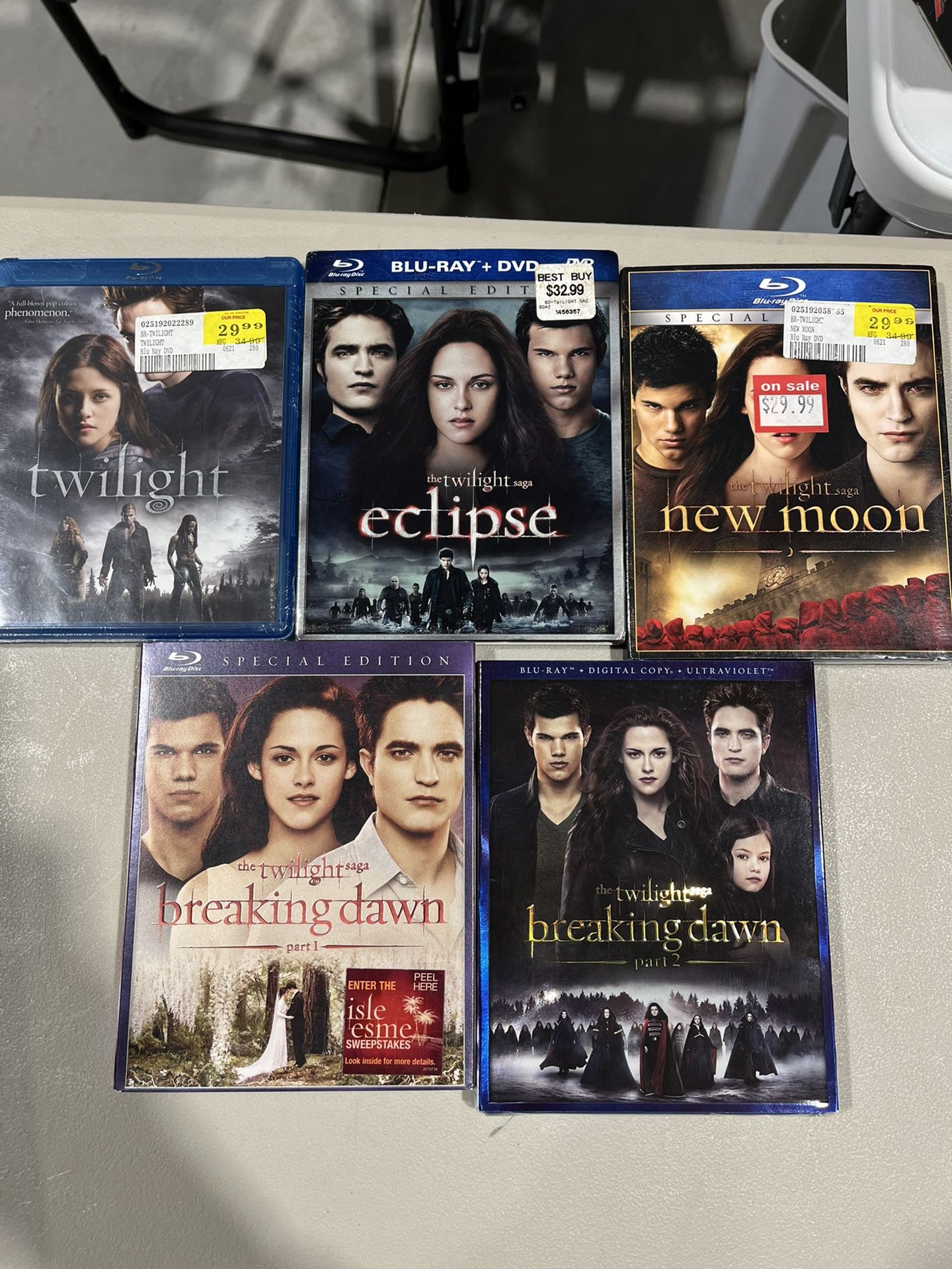 Twilight Movie Collection Blu Ray Sealed