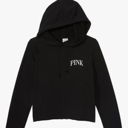 VS Pink Crop Hoodie