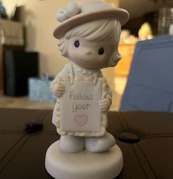 Precious Moments "Follow Your Heart" Figurine (Pre-owned, No Box)
