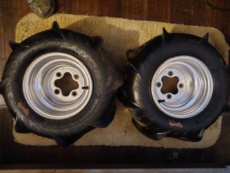 ENKY ALUMINUM RIMS!! WITH SIDEWINDER PADDLE TIRES!!