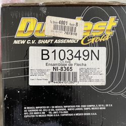 Infiniti G35X: Duralast Gold CV Axle B10349N