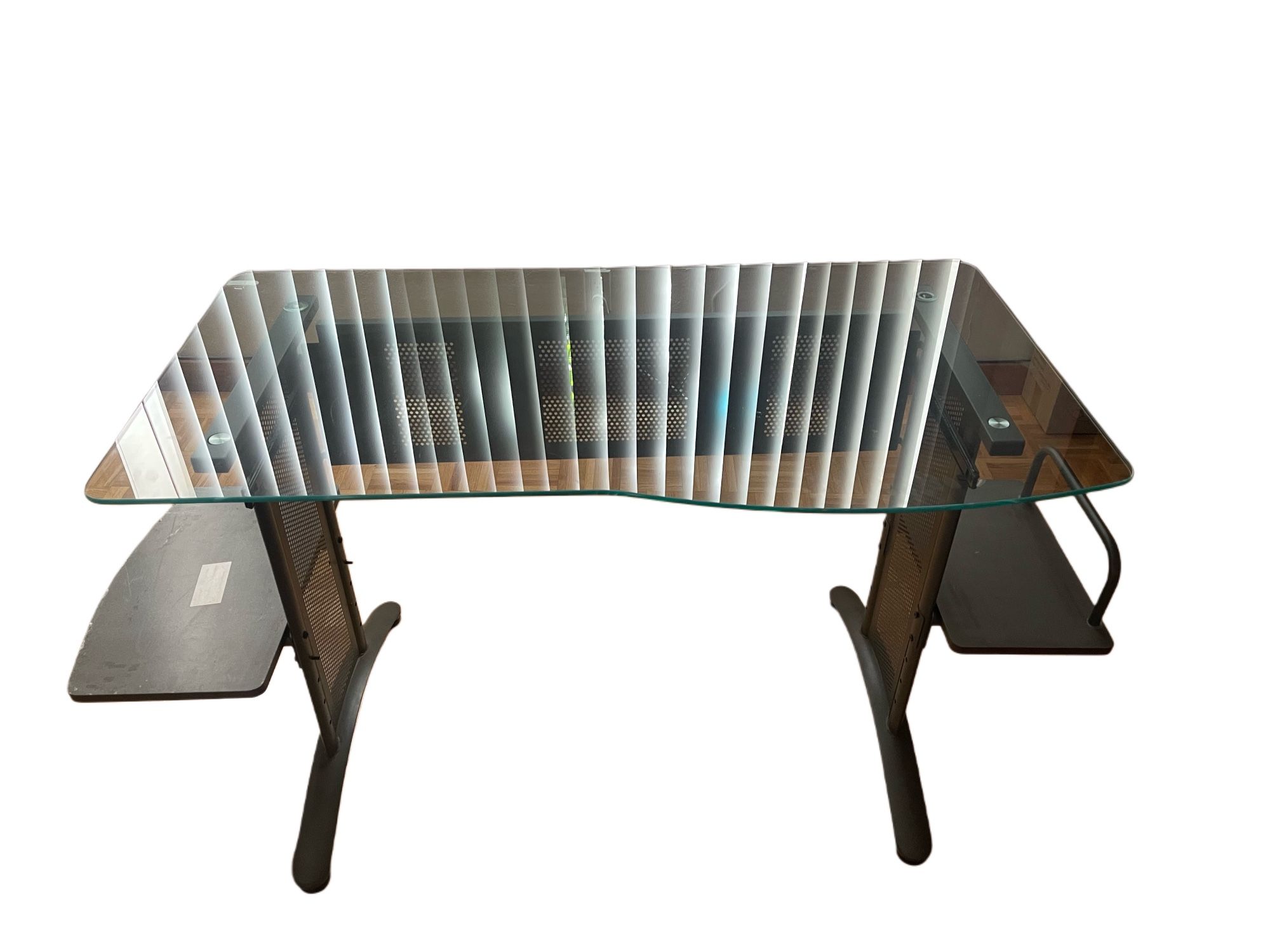 Glass Top Computer desk