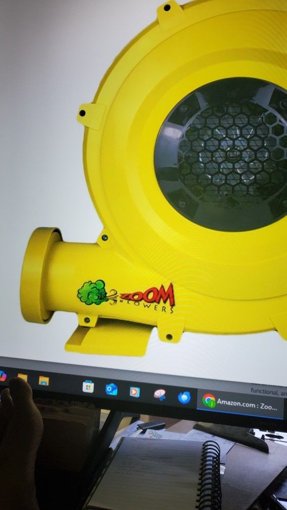 Zoom Blowers Yellow Blower 1 Hp