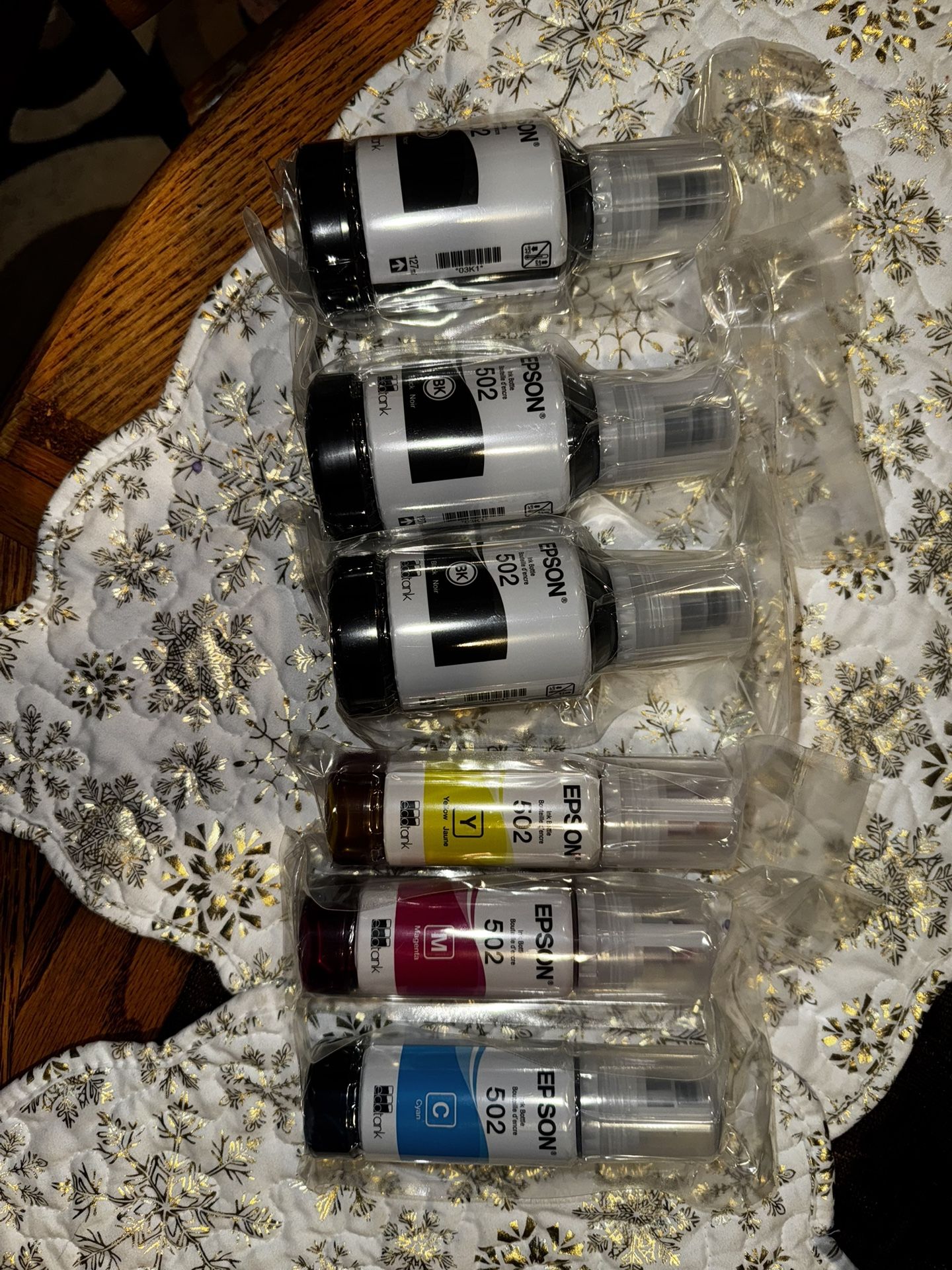 Epson Echo Tank Ink Set + Extra Black Ink