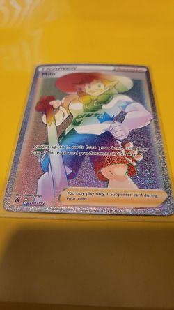 Milo Rainbow Secret Rare Trainer 201/192 Rebel Clash Pokemon Pack Fresh Mint