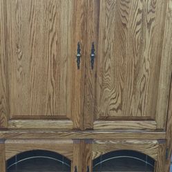 TV Entertainment Center / Armoire With Retractable Doors