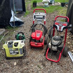 Pressure Washer /generator Projects All Ran Before 