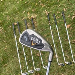 Callaway Bug Bertha Fusion Iron Set Golf Clubs 3-8AP *used