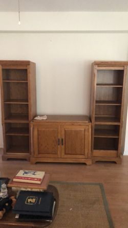 Tv cabinet and bookshelf s