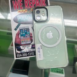 Iphone 12 With Case And Charger