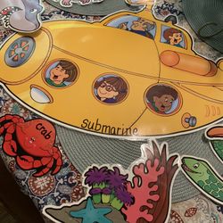 Ocean Animal Bulletin Board Cut Outs $3