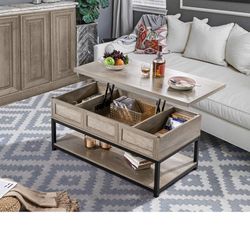 Lifting Top Coffee Table Storage
