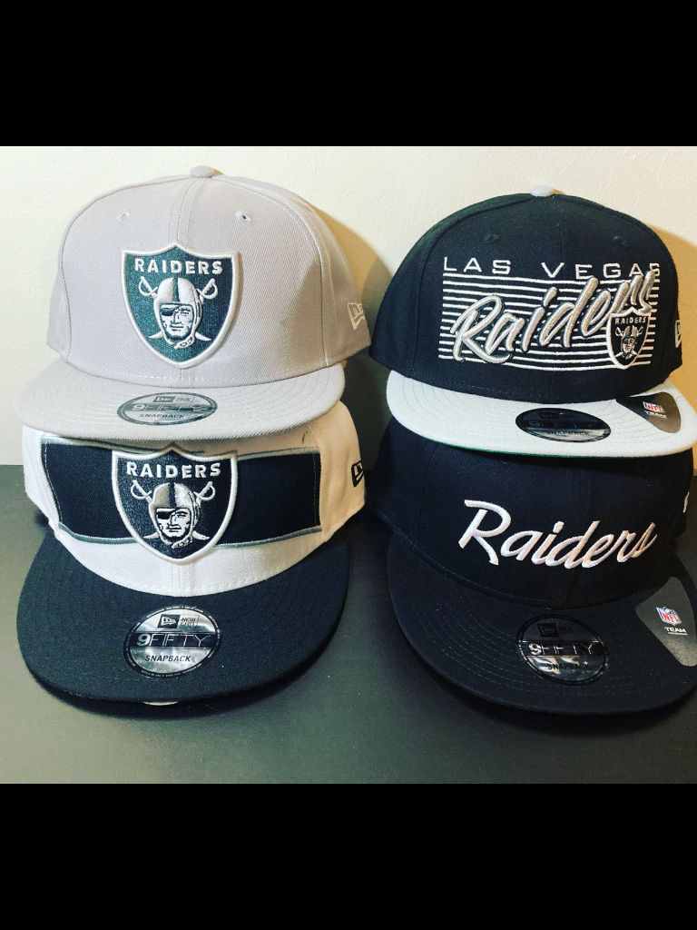 Raiders hat $25 each