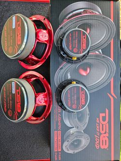 DS18 6.5 speakers and tweeters