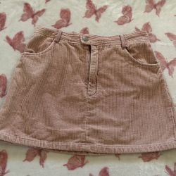 Dusty Pink Corduroy Miniskirt🎀🦩