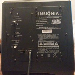 Insignia Rocketboost Wireless Subwoofer