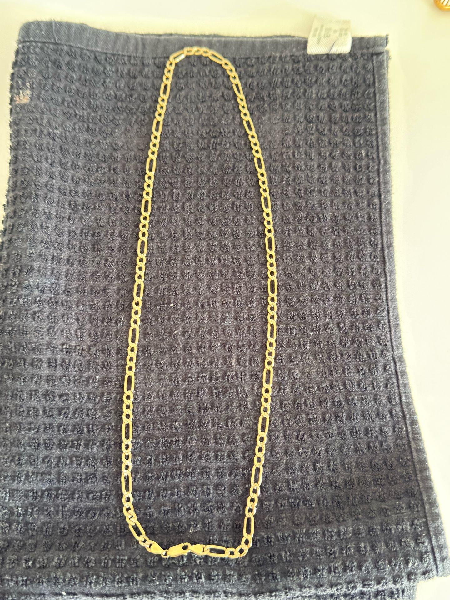 14k Gold Figario Chain
