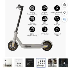 Segway Ninebot MAX Foldable Electric Kick Scooter $250 Firm