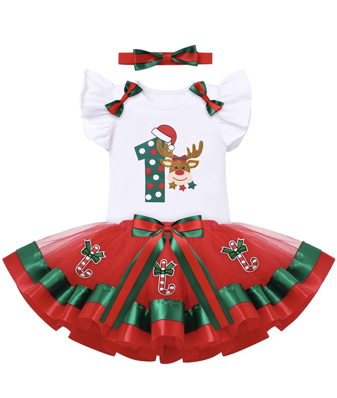Christmas 1st Birthday Outfit