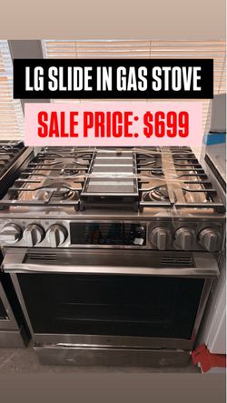 LG gas stove on sale