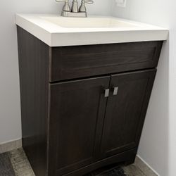 24” Bathroom Vanity including faucet