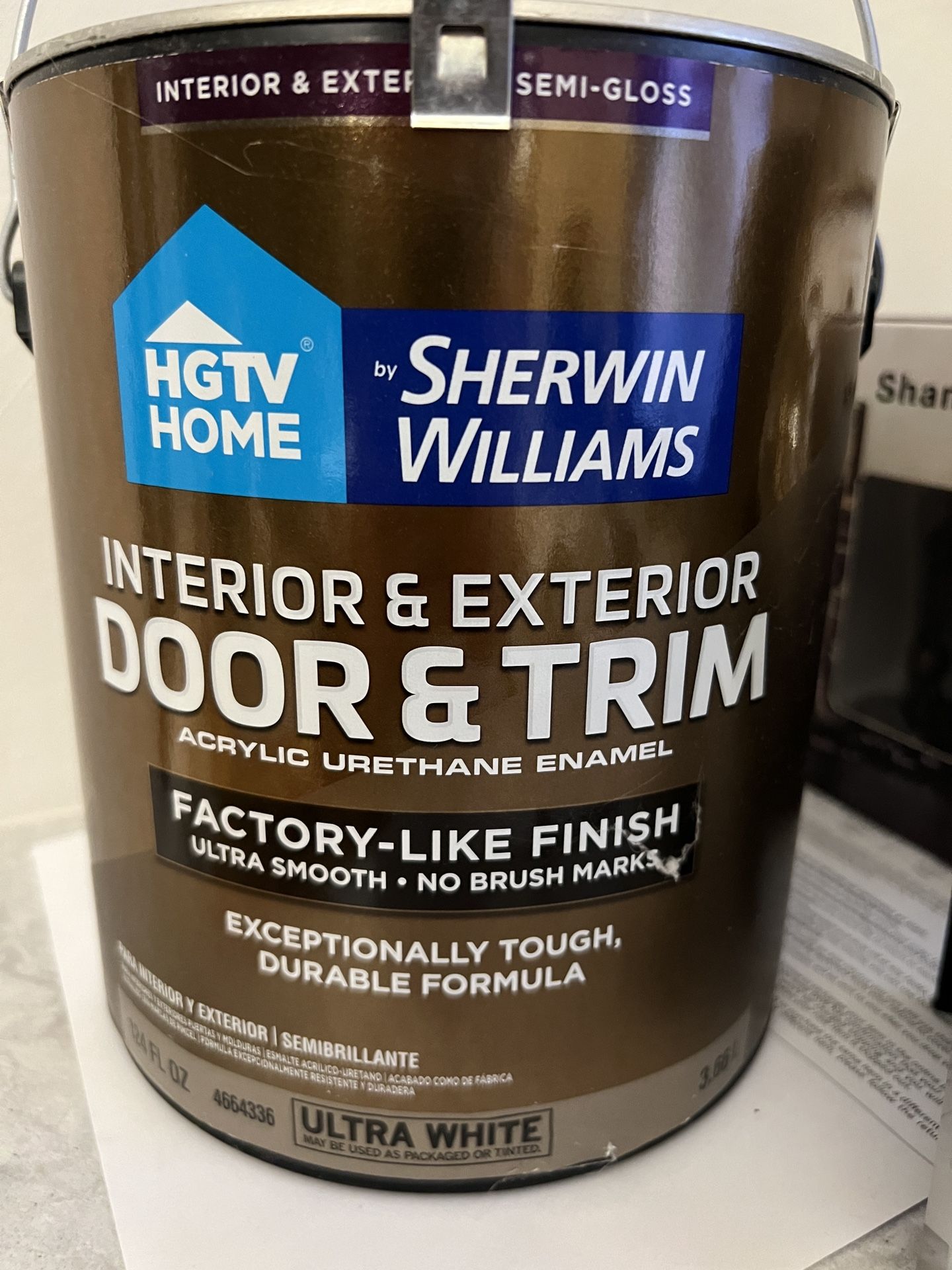 HGTV HOME by SherwinWilliams Semigloss Ultra White Acrylic Interior