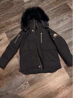 Moose Knuckles Men's Black Coat Size L