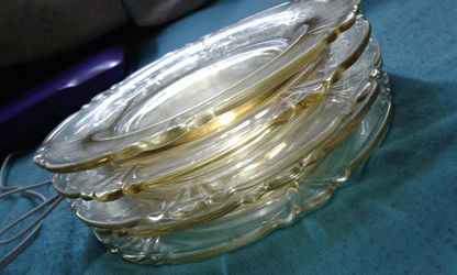 Vintage depression glass 1930's