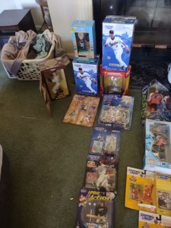 38 Action figures most of them are starting lineup.