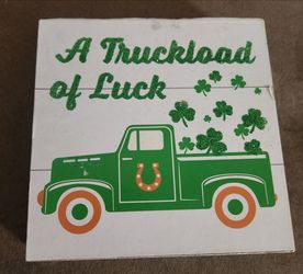 St. Patrick's Day Decorative Wood Sign