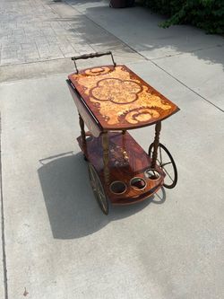 Antique Beverage Cart | Drinks Cart