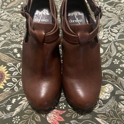 Dansko Franka Studded Leather Wedges