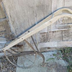 Garden Plow With Cultivator Attachment 