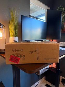 2 VIVO Monitor Arms – Standard + Extra Tall – Up to 32” / 38” Ultrawide