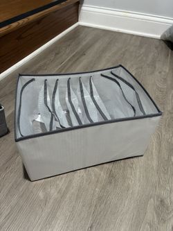 Closet Organizer Box - Gray 