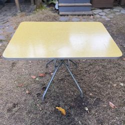 Glamahr Products Atomic Retro Mid Century Folding Table / Card Table