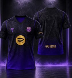 FC Barcelona Black Mamba Kobe Jersey