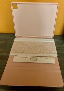 New 12.9 iPad Pro keyboard case. Light Pink