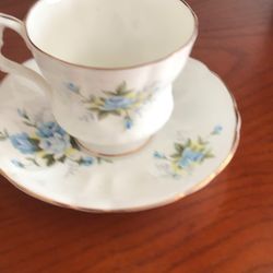 Taza Para El Té Con Plato Royal Windsor Made England