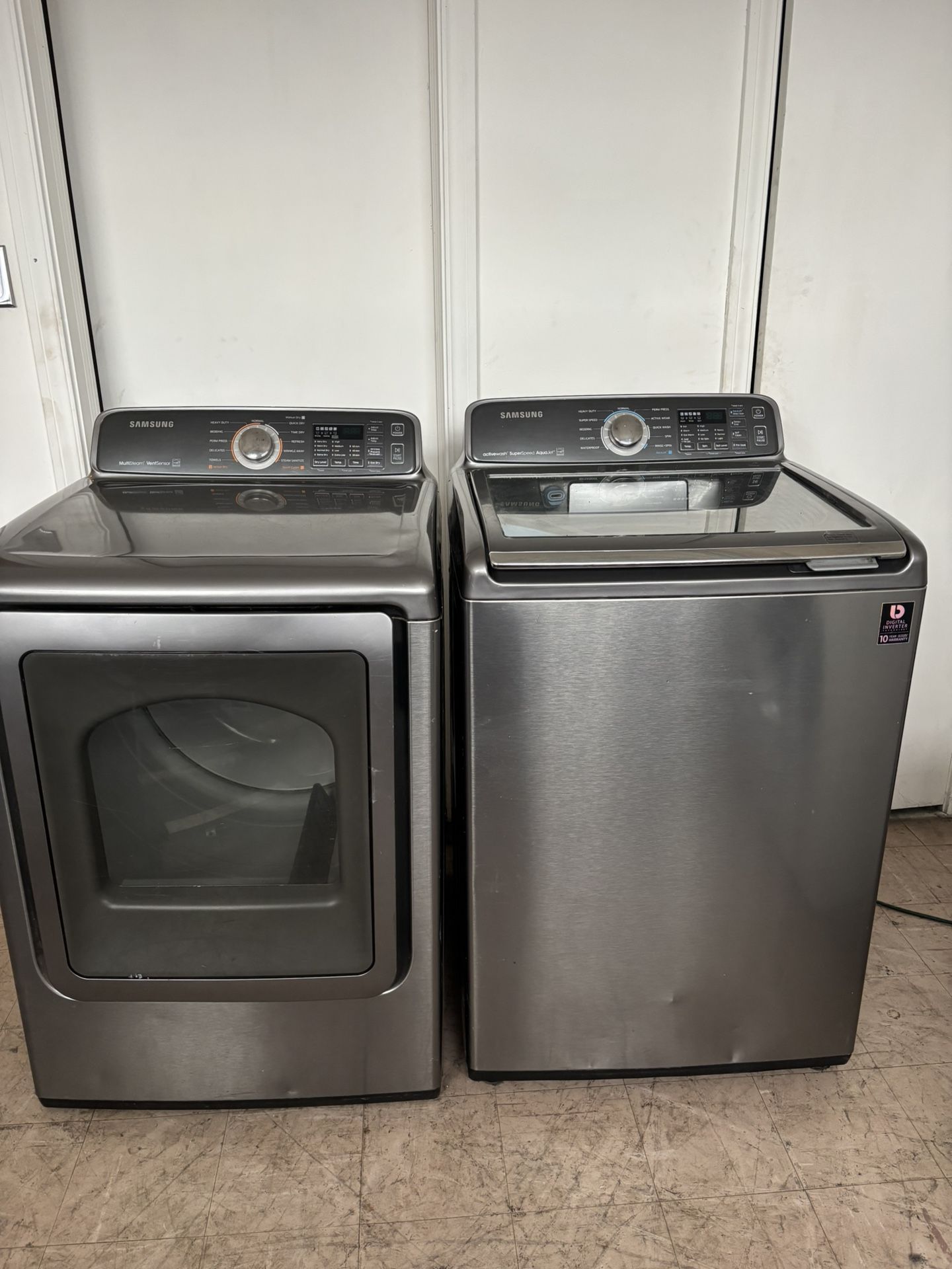 Samsung Washer And Gas Dryer